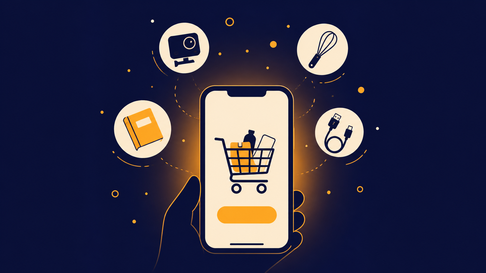 A late-night screenshot of an Amazon cart with random items, a kitchen gadget, a book, a frequently-bought-together bundle